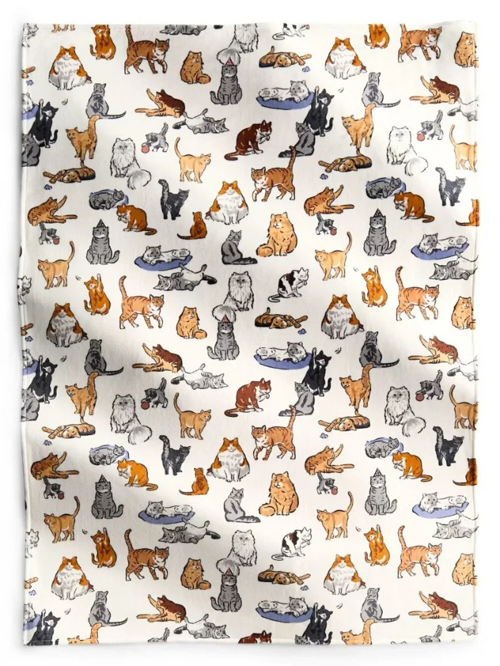 Vera Bradley Fleece Essential Oversized Throw Blanket A Cat's Life